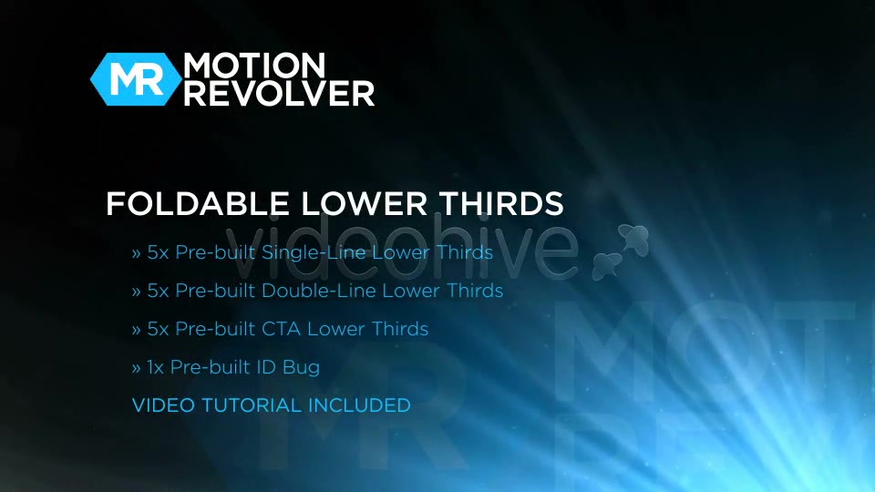 Foldable Lower Thirds - Download Videohive 751910