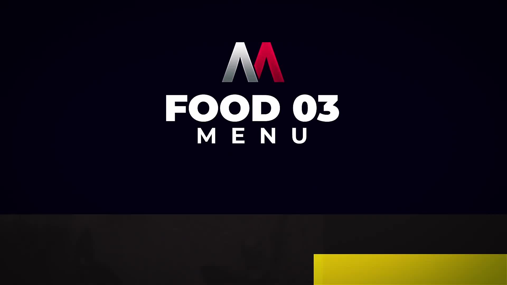 Food 03 Menu Videohive 33131308 After Effects Image 1