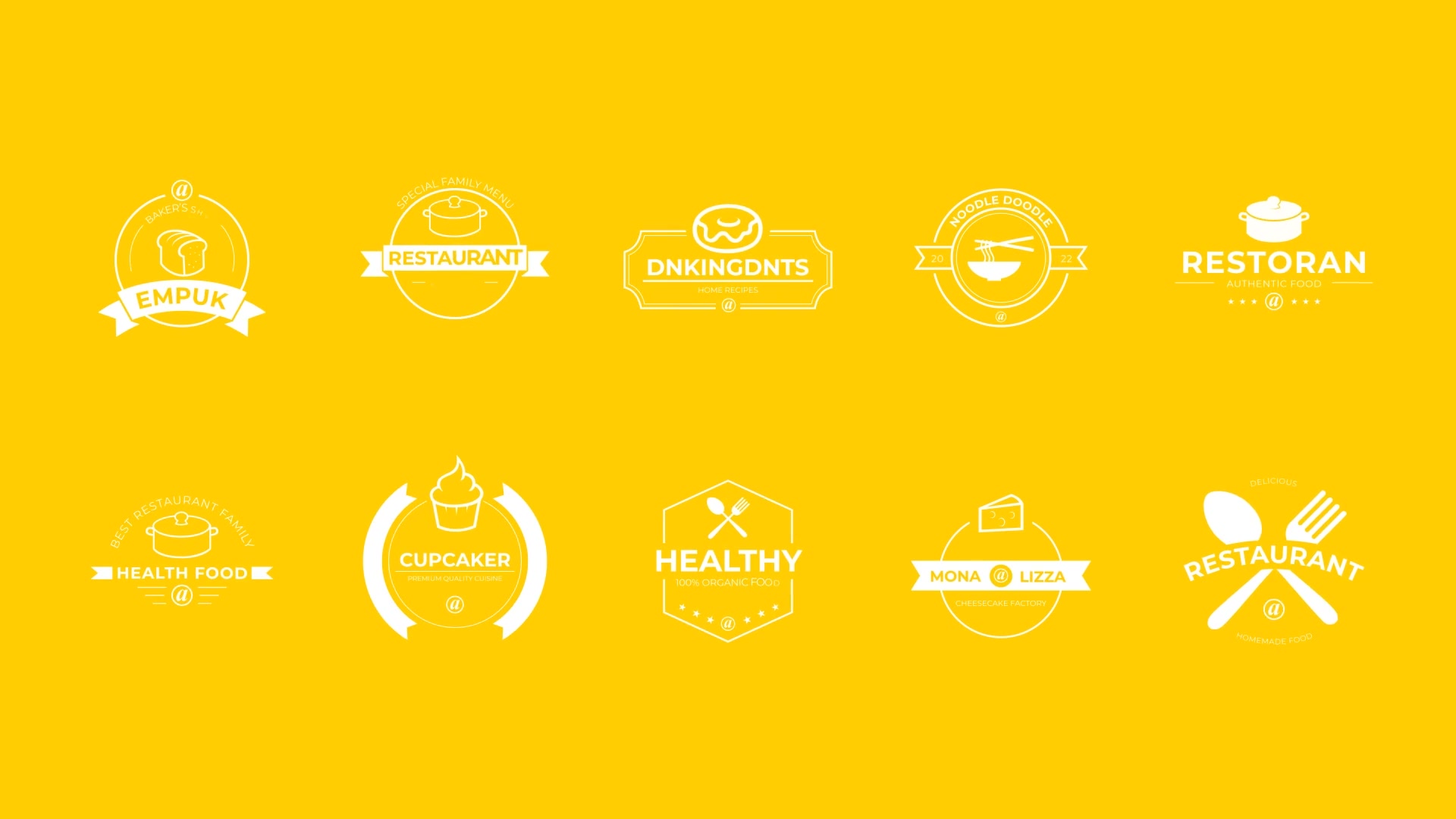 Food Badges Logo Videohive 24920138 After Effects Image 2