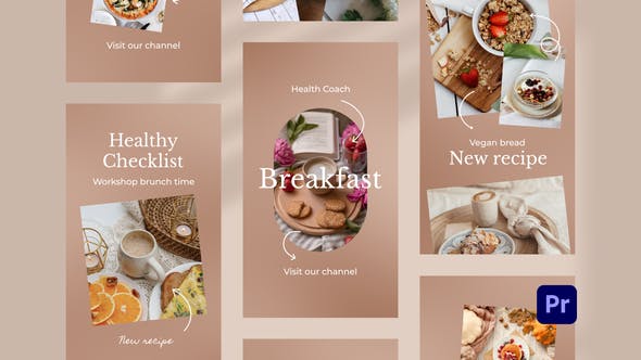 Food Blogger Instagram Stories for Premiere Pro - Download 34547523 Videohive