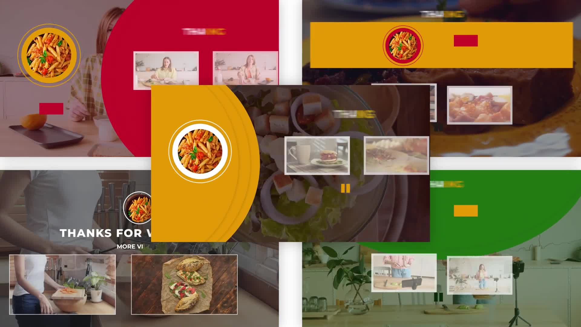 Food Channel Youtube End Screen Videohive 33342409 After Effects Image 1