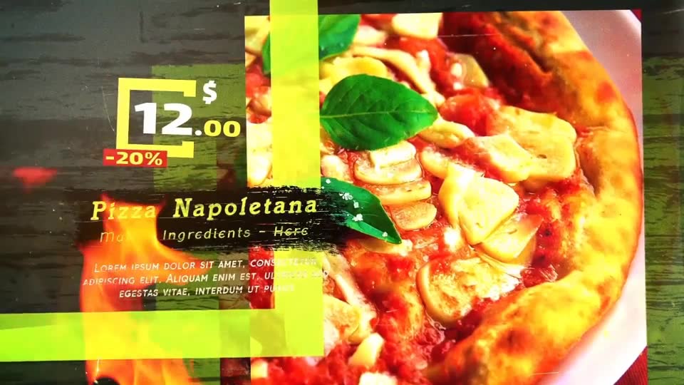 Food Deals Promo Videohive 20129332 After Effects Image 2