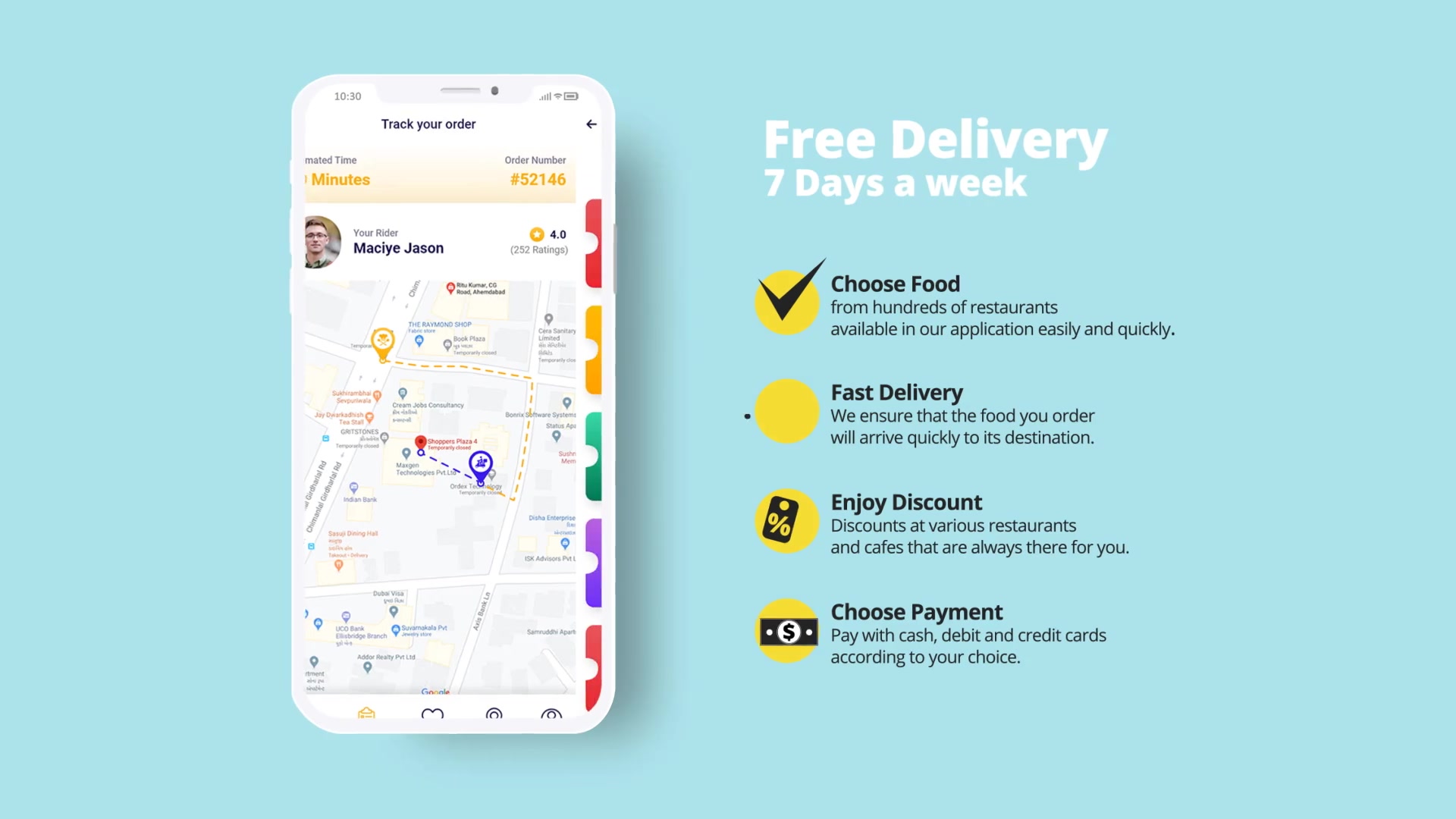 Food Delivery App Promo Videohive 33059477 After Effects Image 3