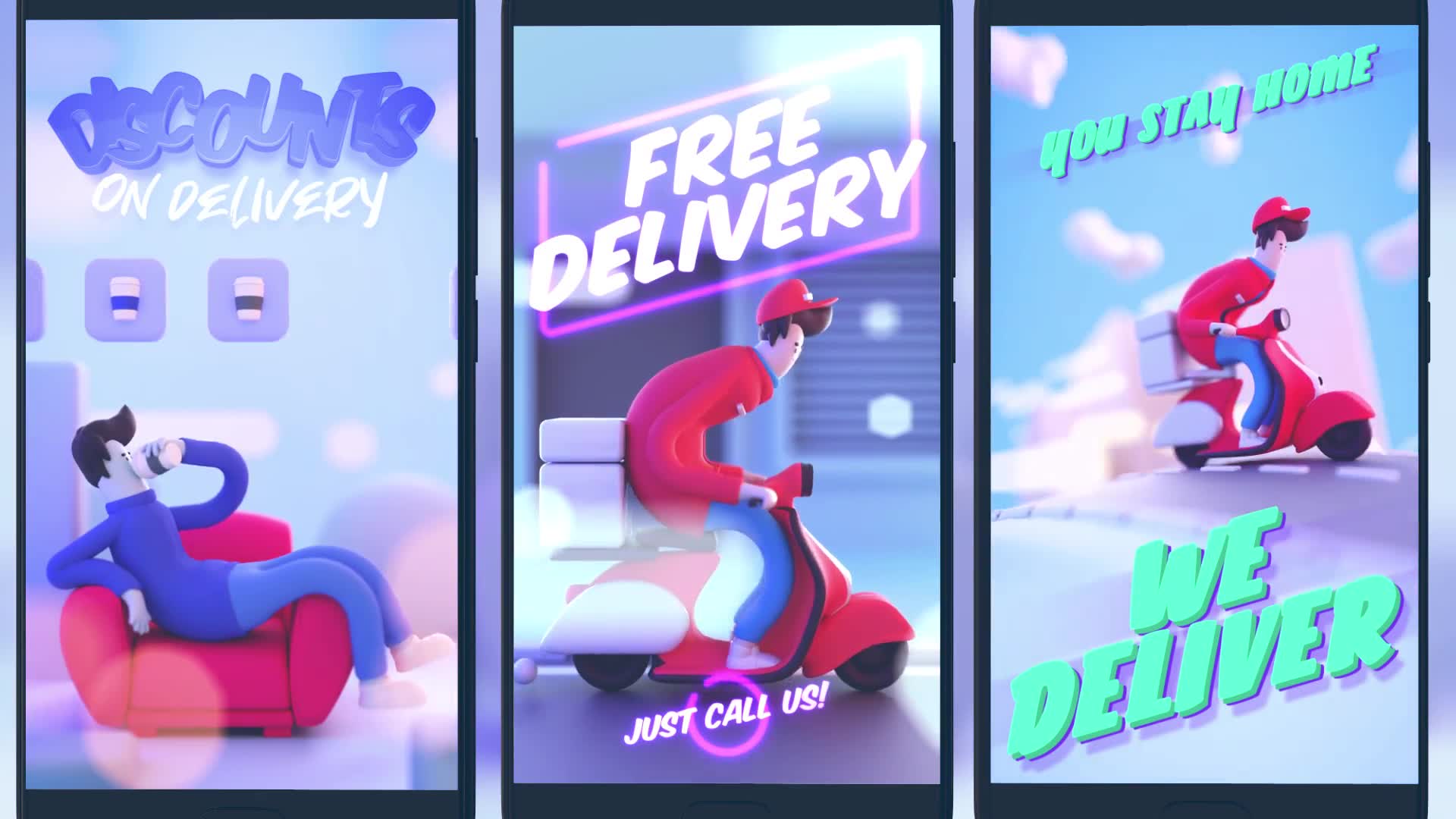 Food Delivery Instagram Stories Videohive 26599954 After Effects Image 7