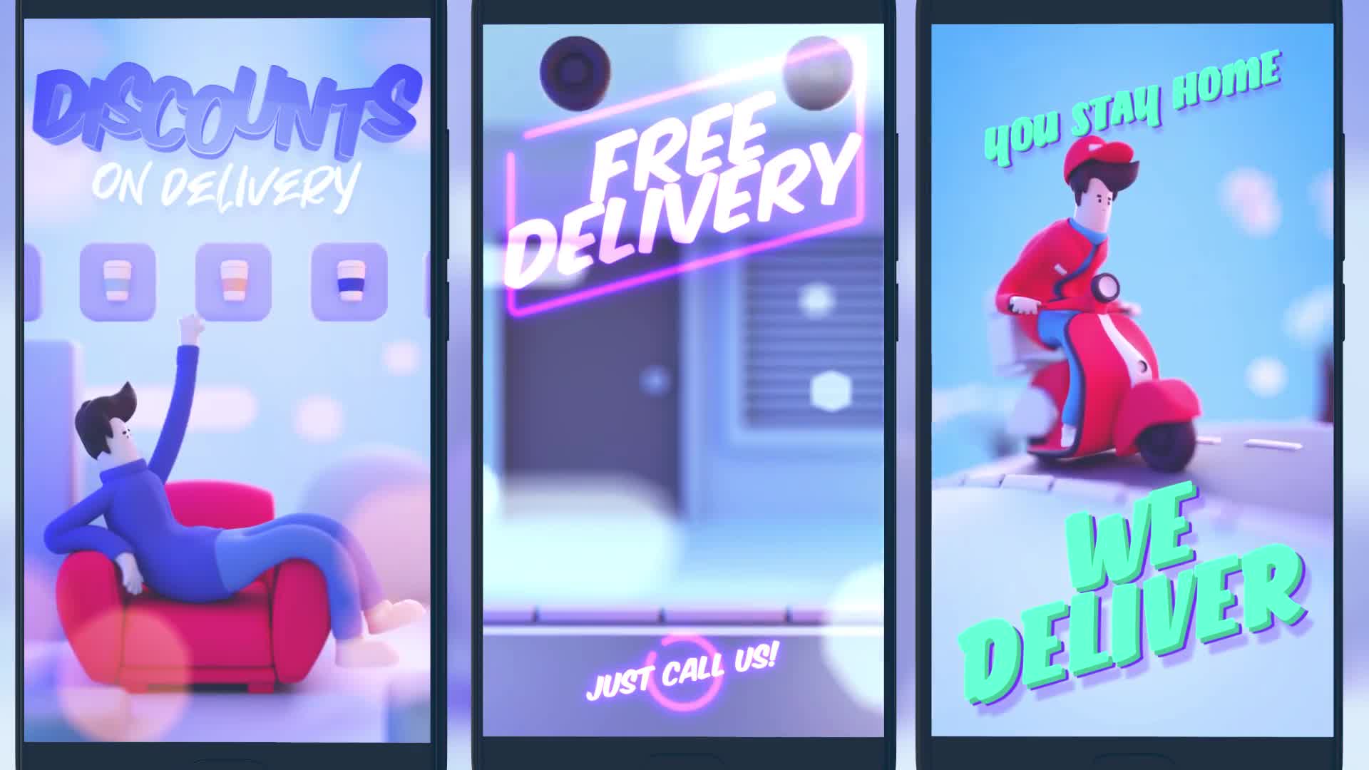 Food Delivery Instagram Stories for Premiere Videohive 26689975 Premiere Pro Image 8
