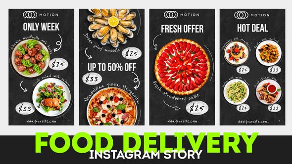 Food Delivery Instagram Story - 32282991 Download Videohive