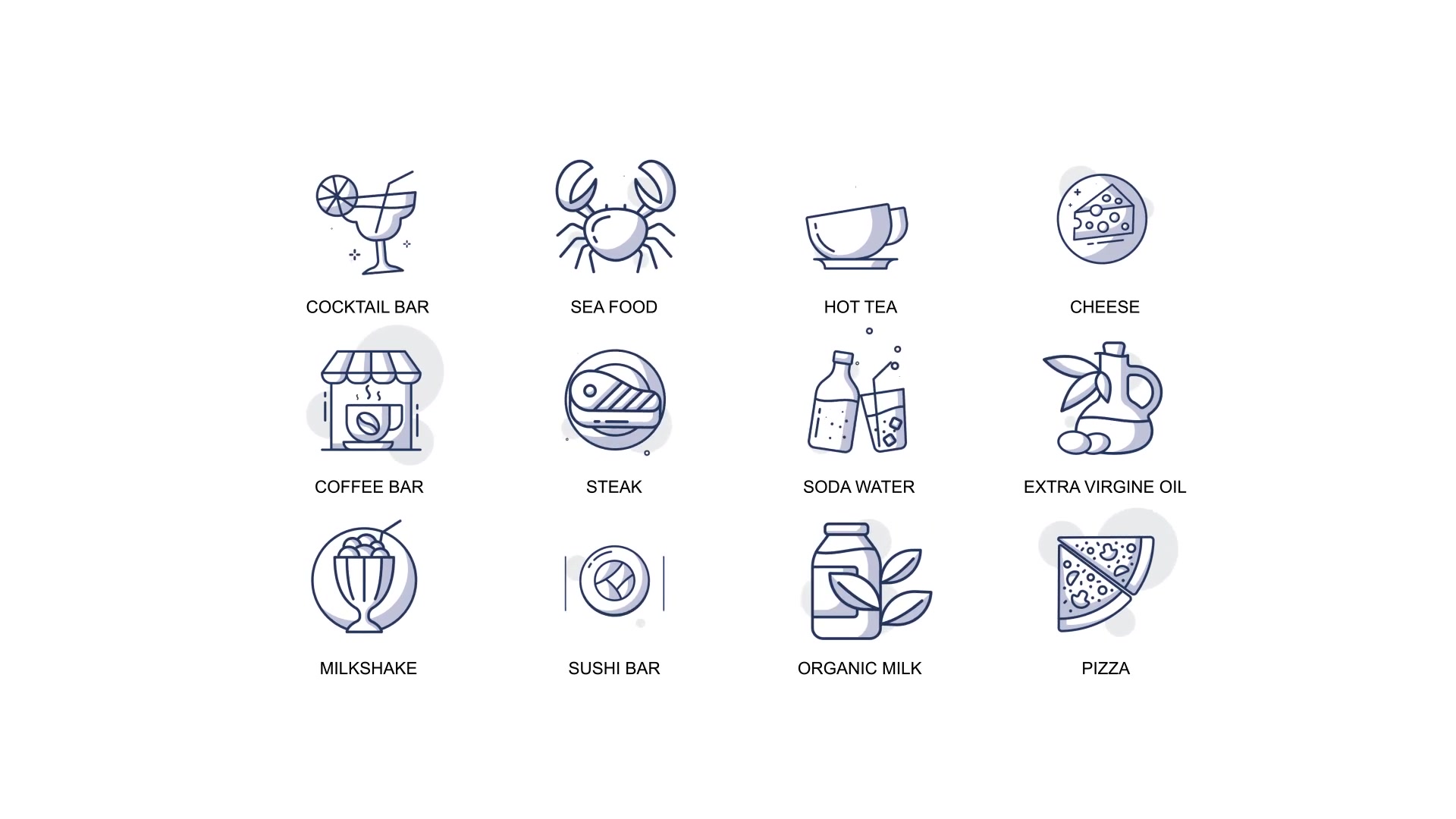 Food & Drinks Animation Icons Videohive 32812430 After Effects Image 5