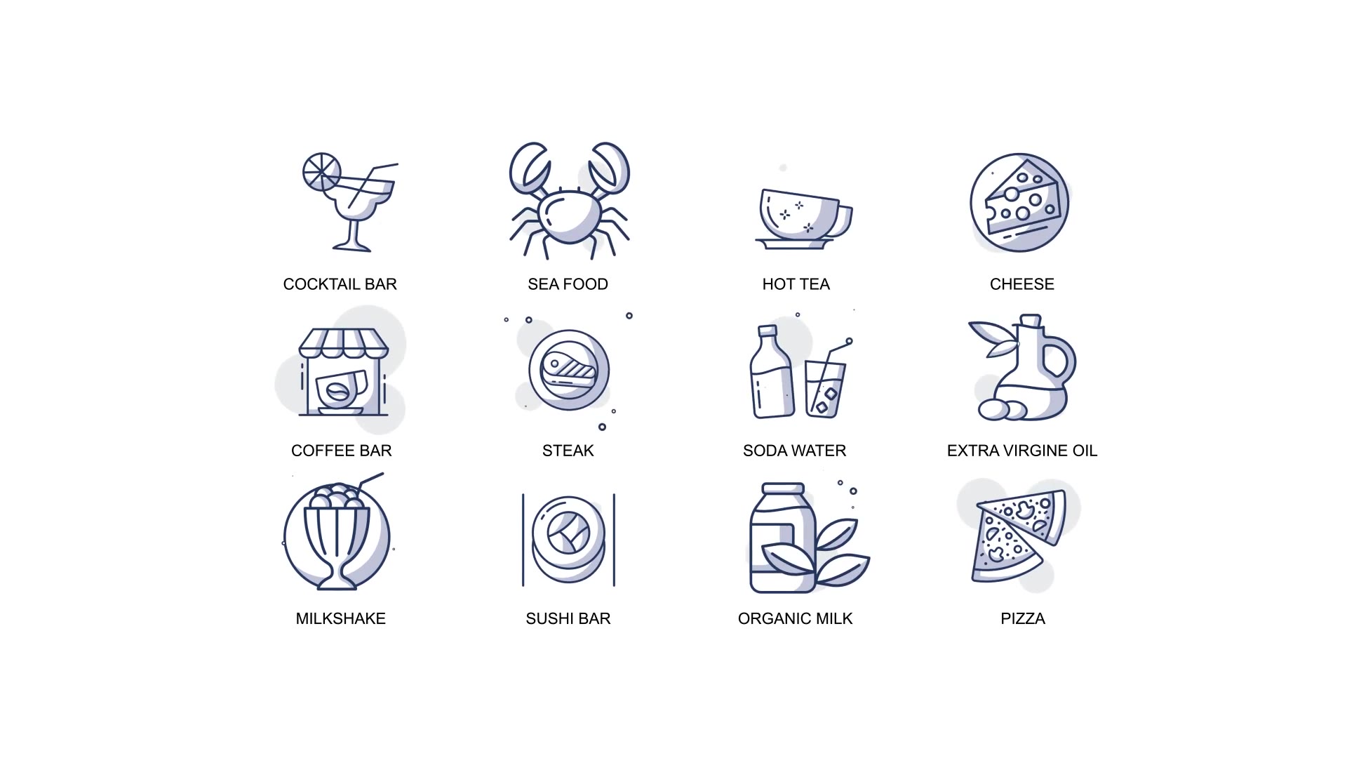 Food & Drinks Animation Icons Videohive 32812430 After Effects Image 6