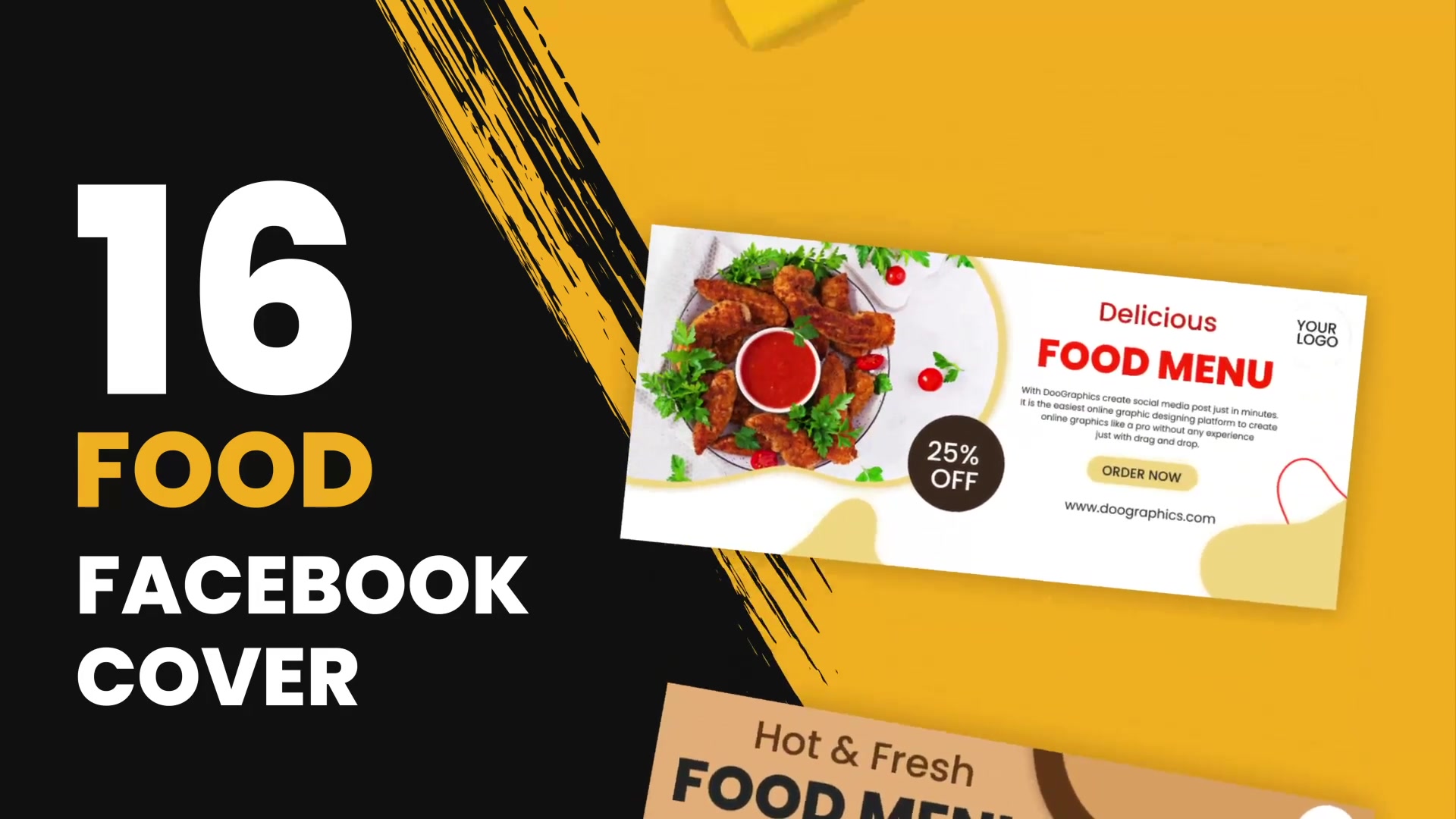 Food Facebook Cover Videohive 32305916 After Effects Image 5