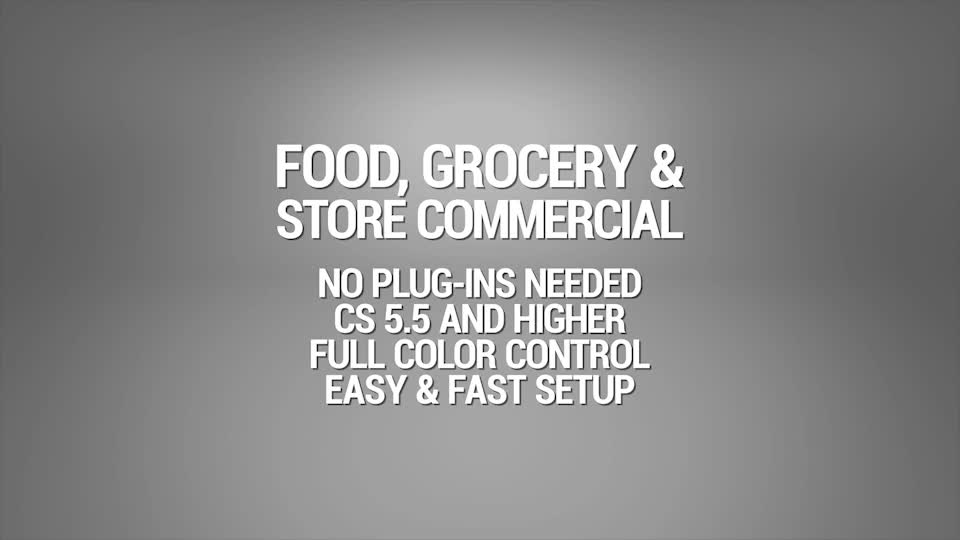 Food, Grocery & Store Commercial Videohive 19721766 After Effects Image 1