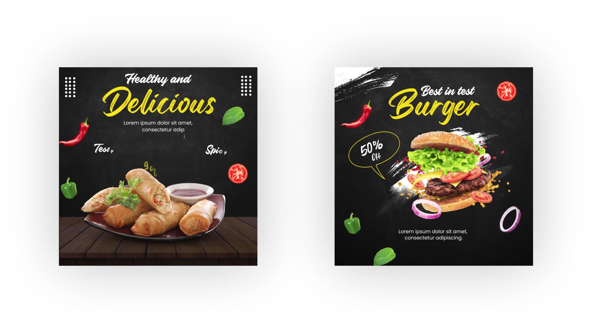 Food Instagram Post Template Videohive 35490256 After Effects Image 6