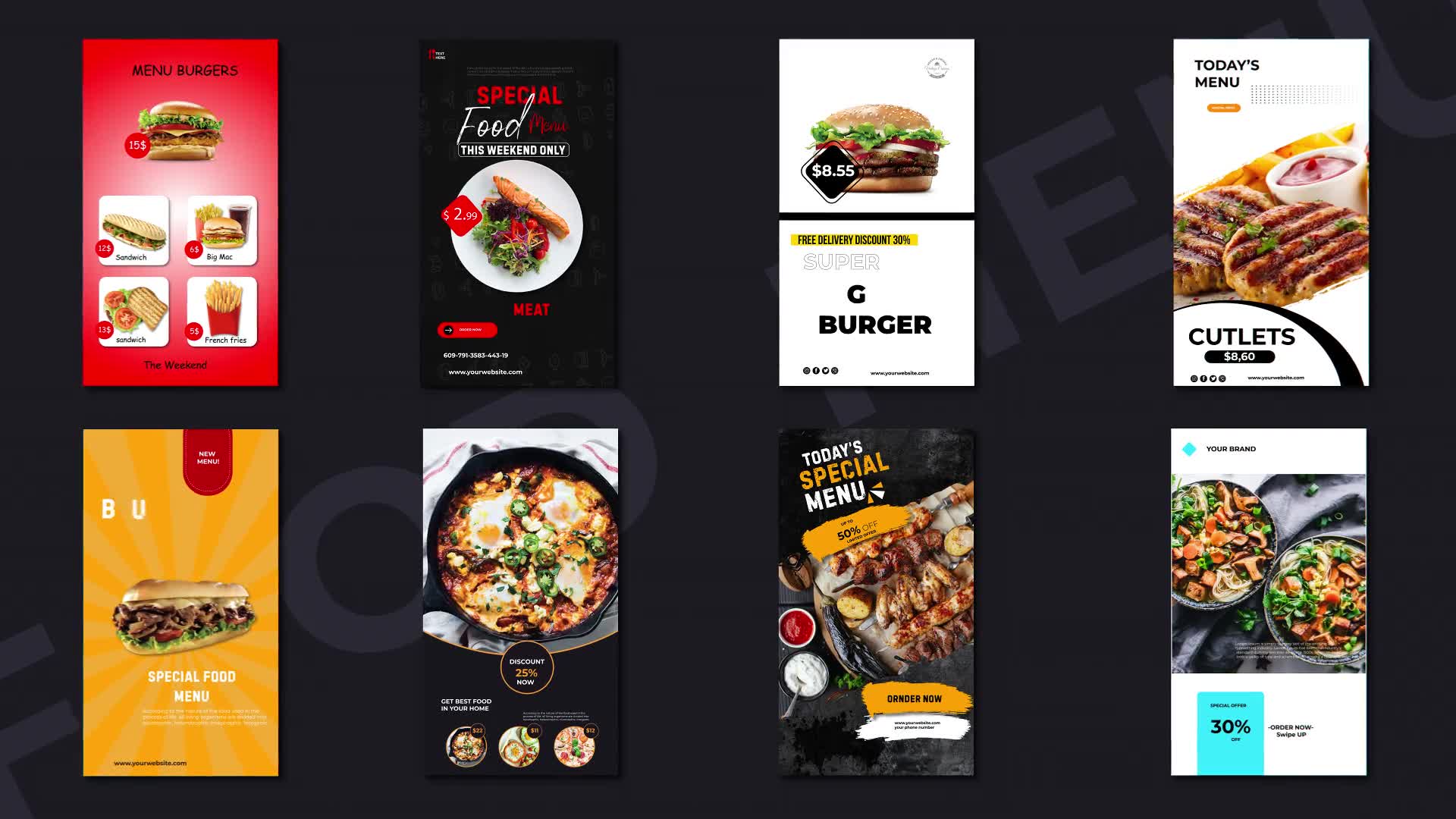 Food Instagram Stories Videohive 28449470 After Effects Image 10