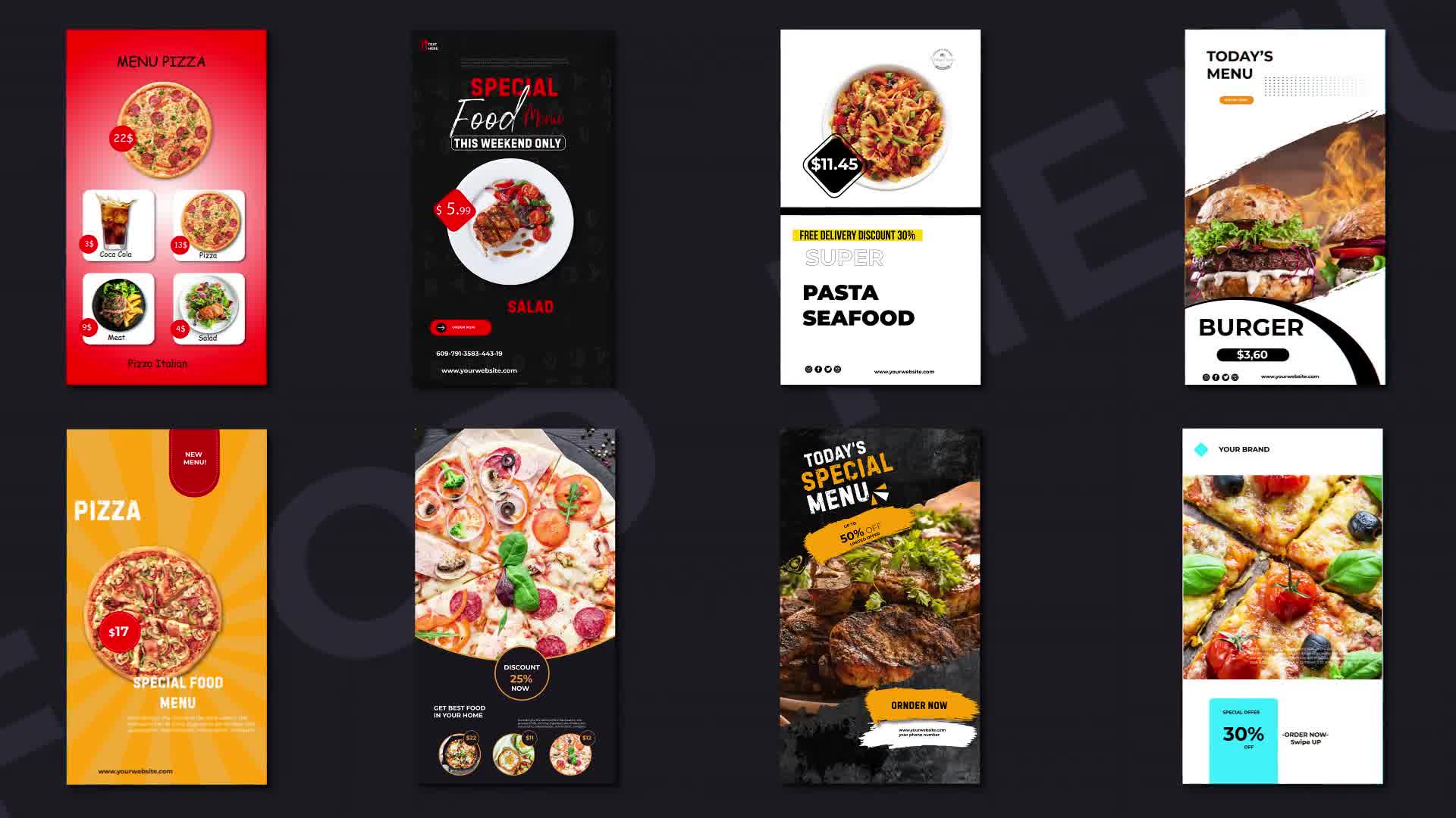 Food Instagram Stories Videohive 28449470 After Effects Image 12