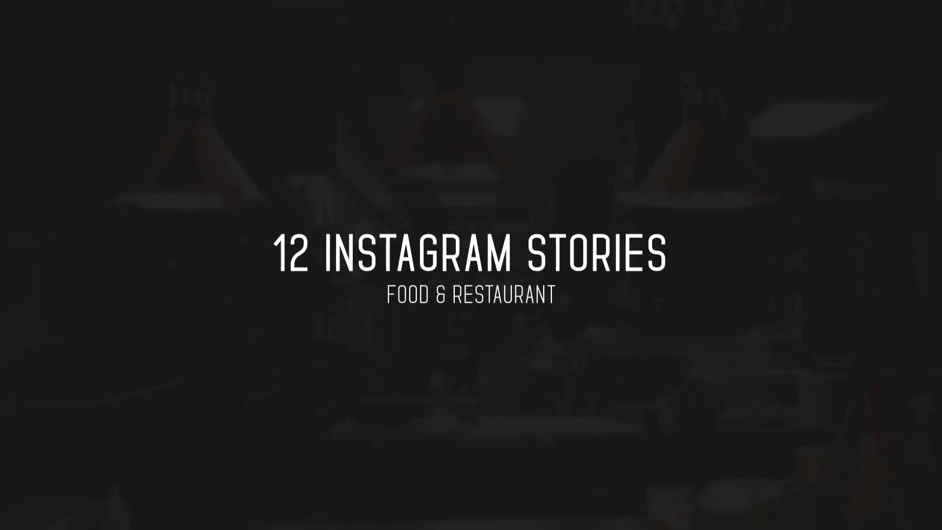 Food Instagram Stories Videohive 35807740 After Effects Image 1