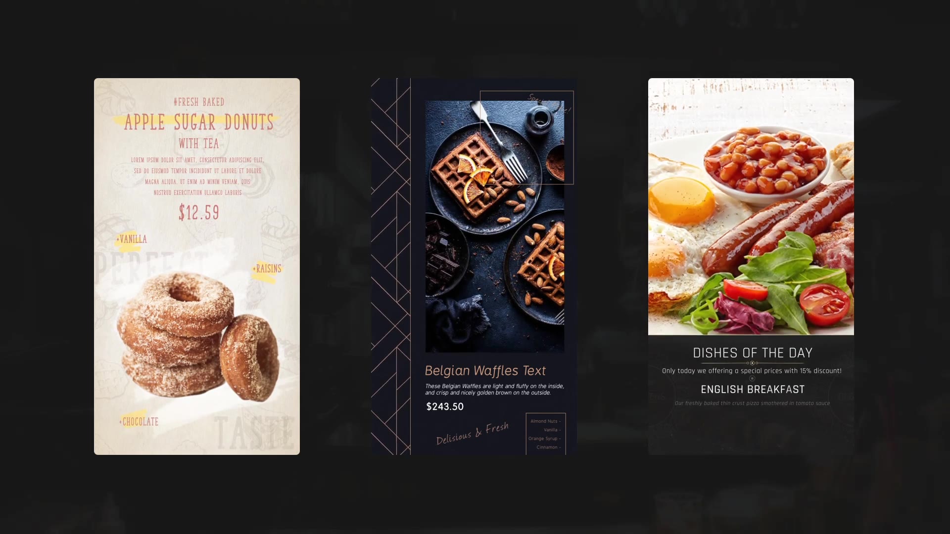 Food Instagram Stories Videohive 35807740 After Effects Image 3