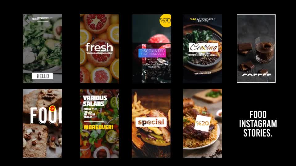 Food Instagram Stories Videohive 33152977 Premiere Pro Image 1