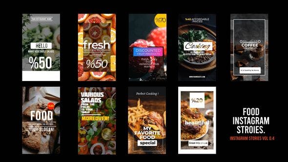 Food Instagram Stories - Download Videohive 33152977
