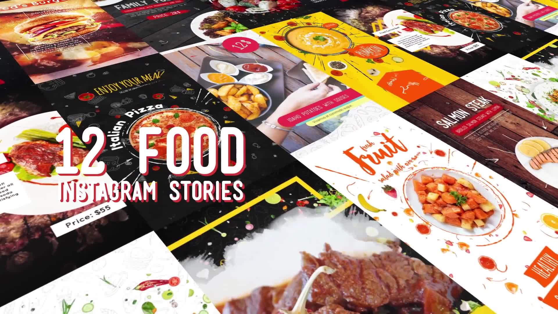 Food Instagram Stories Pack Videohive 23022716 After Effects Image 1