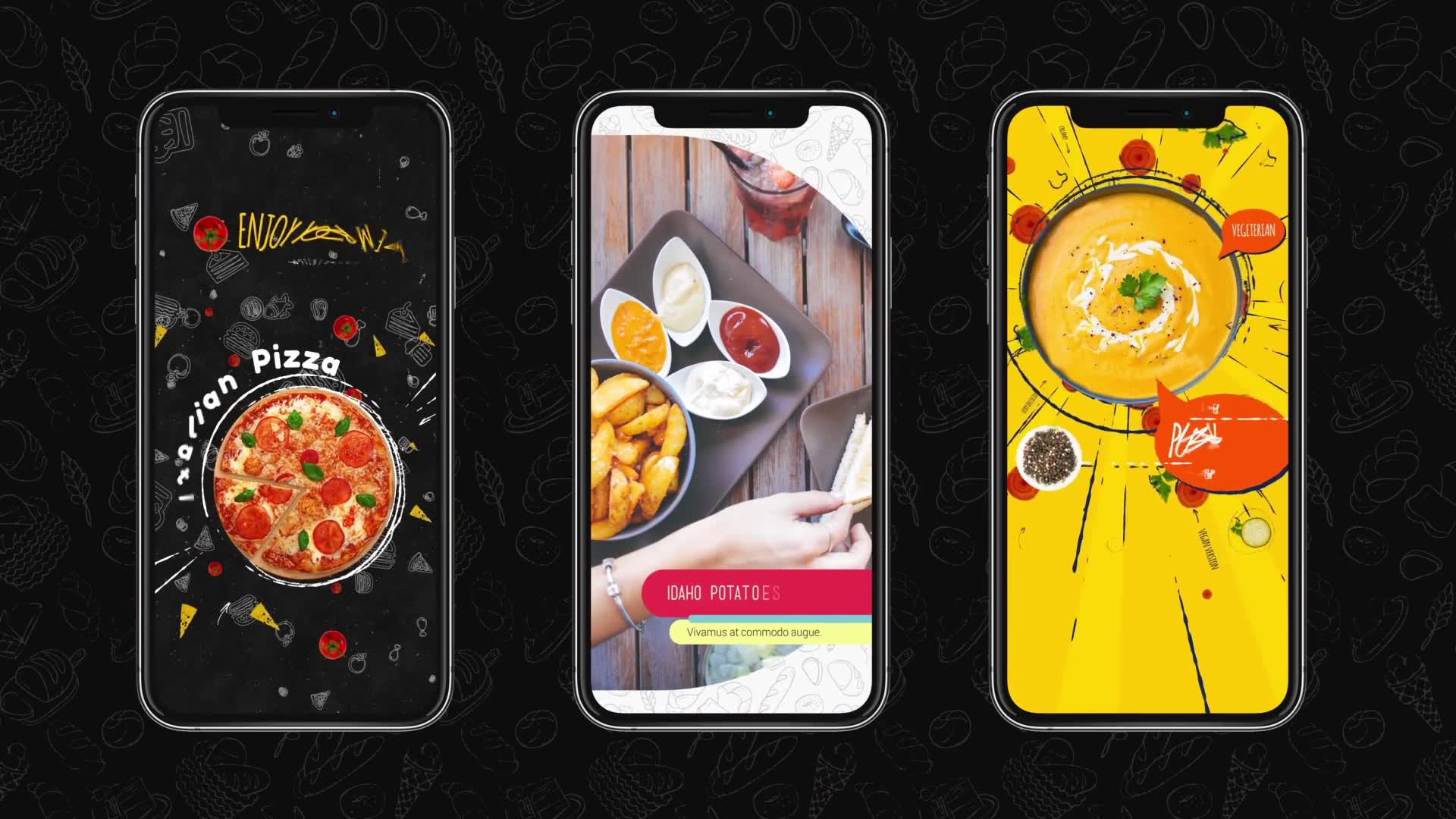 Food Instagram Stories Pack Videohive 23022716 After Effects Image 3