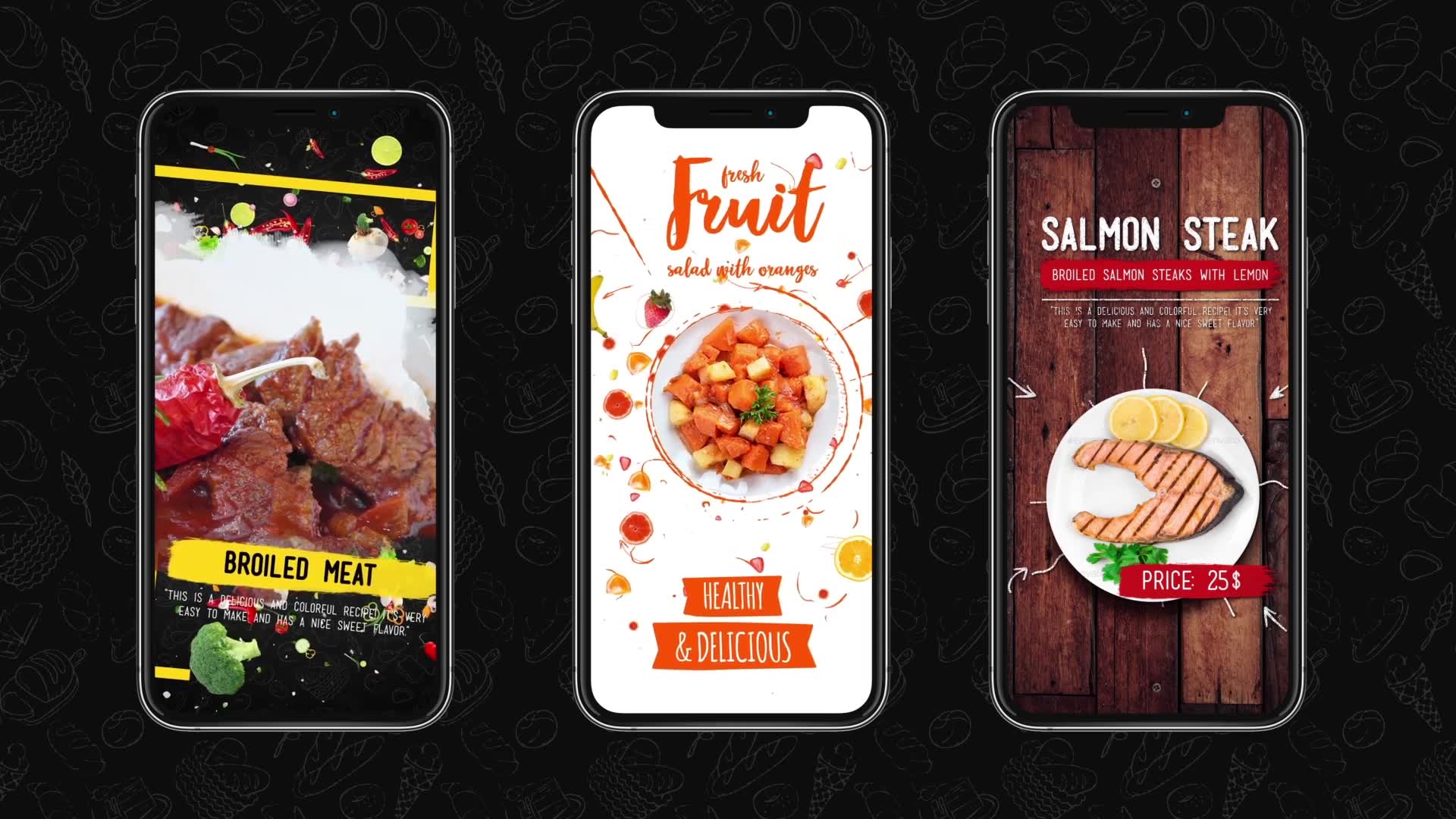 Food Instagram Stories Pack Videohive 23022716 After Effects Image 6