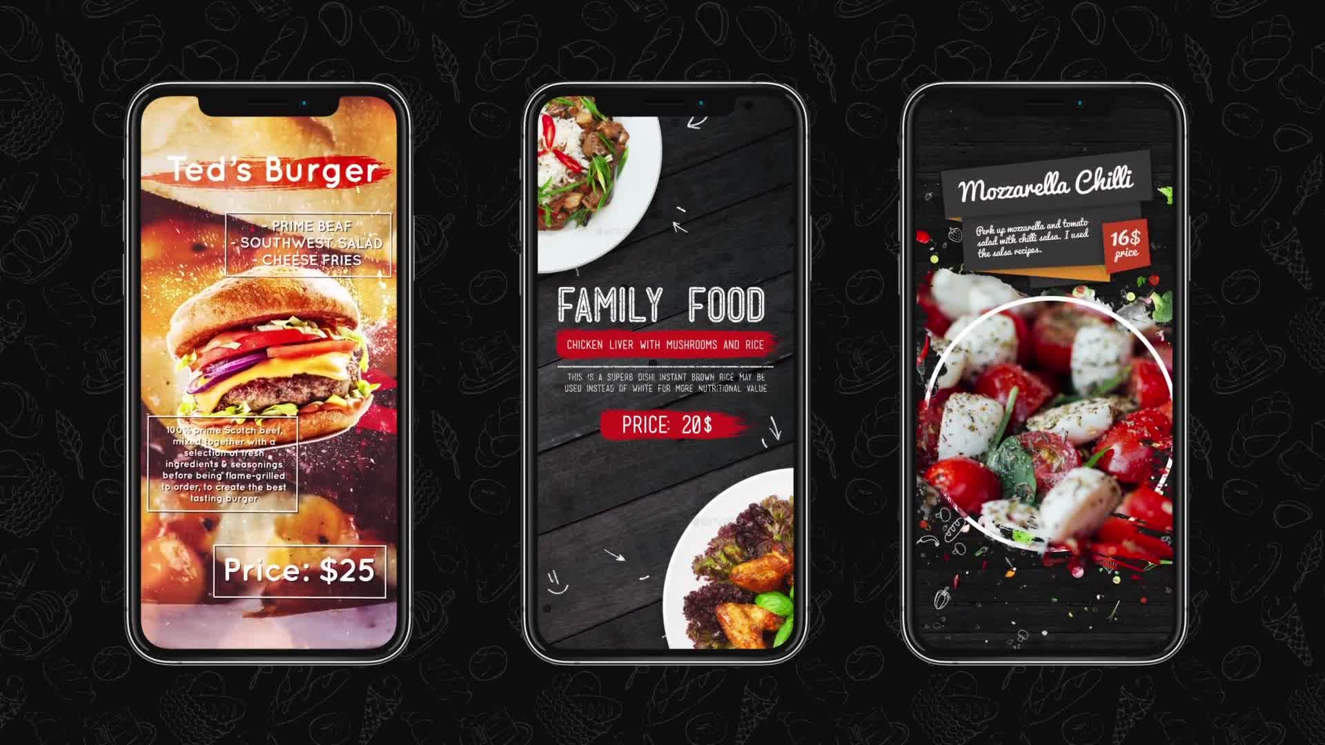 Food Instagram Stories Pack Videohive 23022716 After Effects Image 8