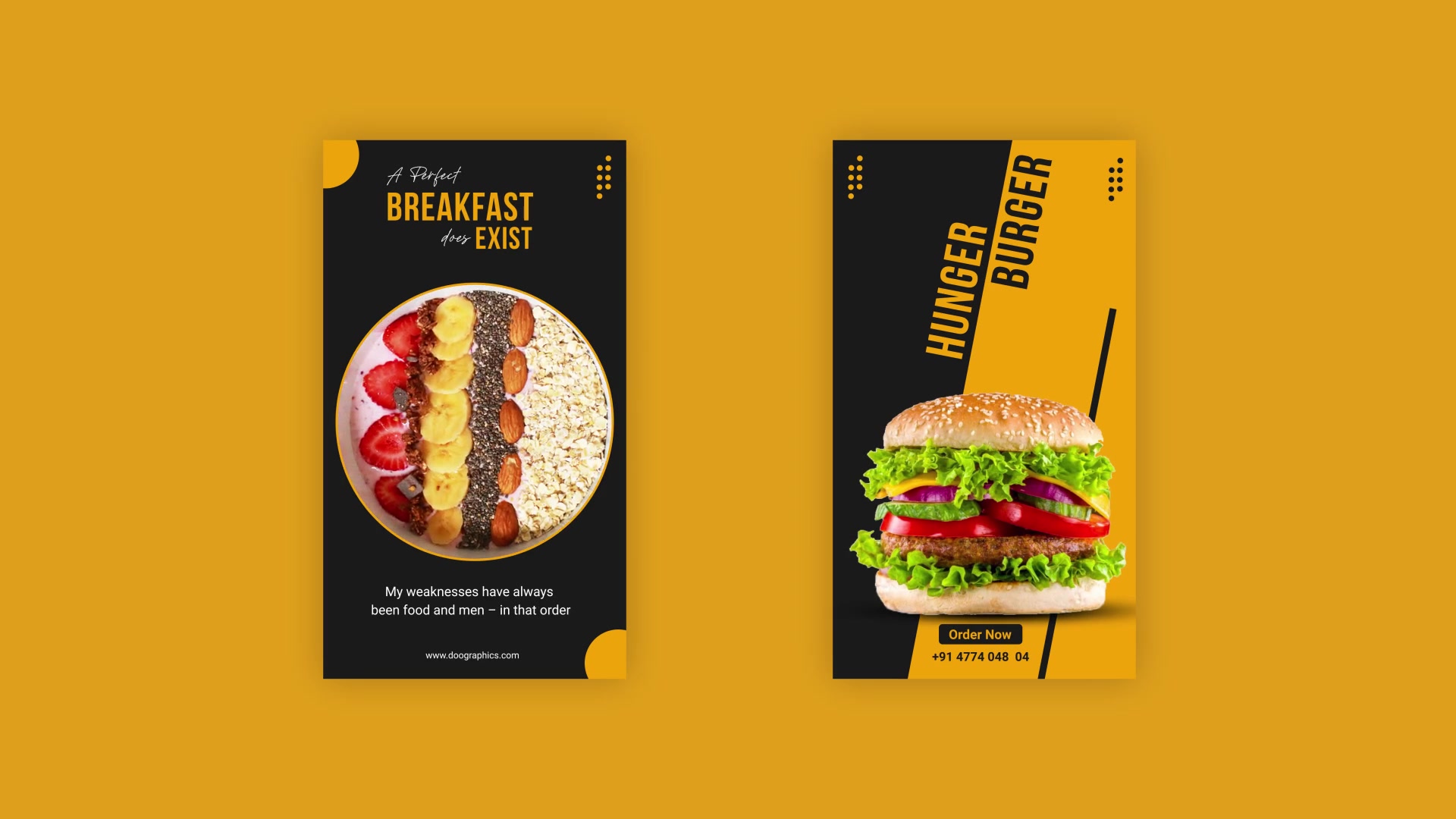 Food Instagram Stories Pack Videohive 35148619 After Effects Image 5