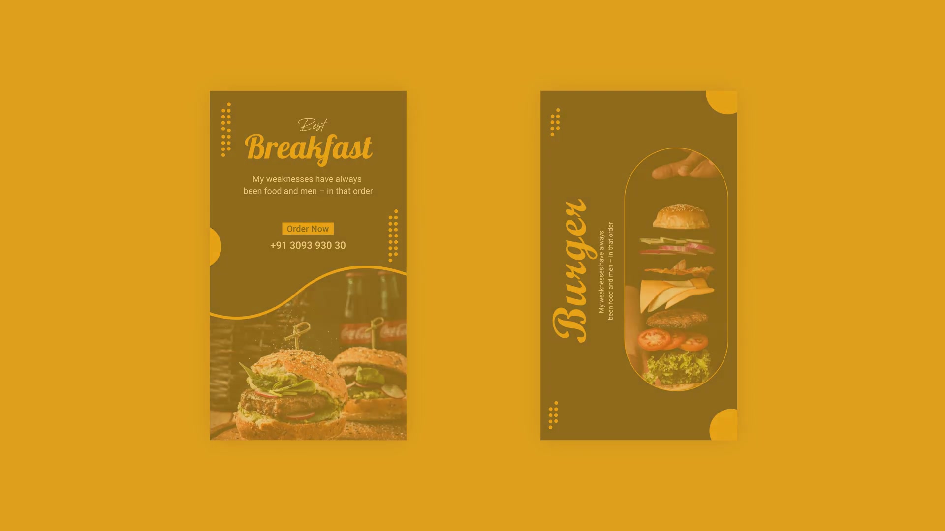 Food Instagram Stories Pack Videohive 35148619 After Effects Image 7