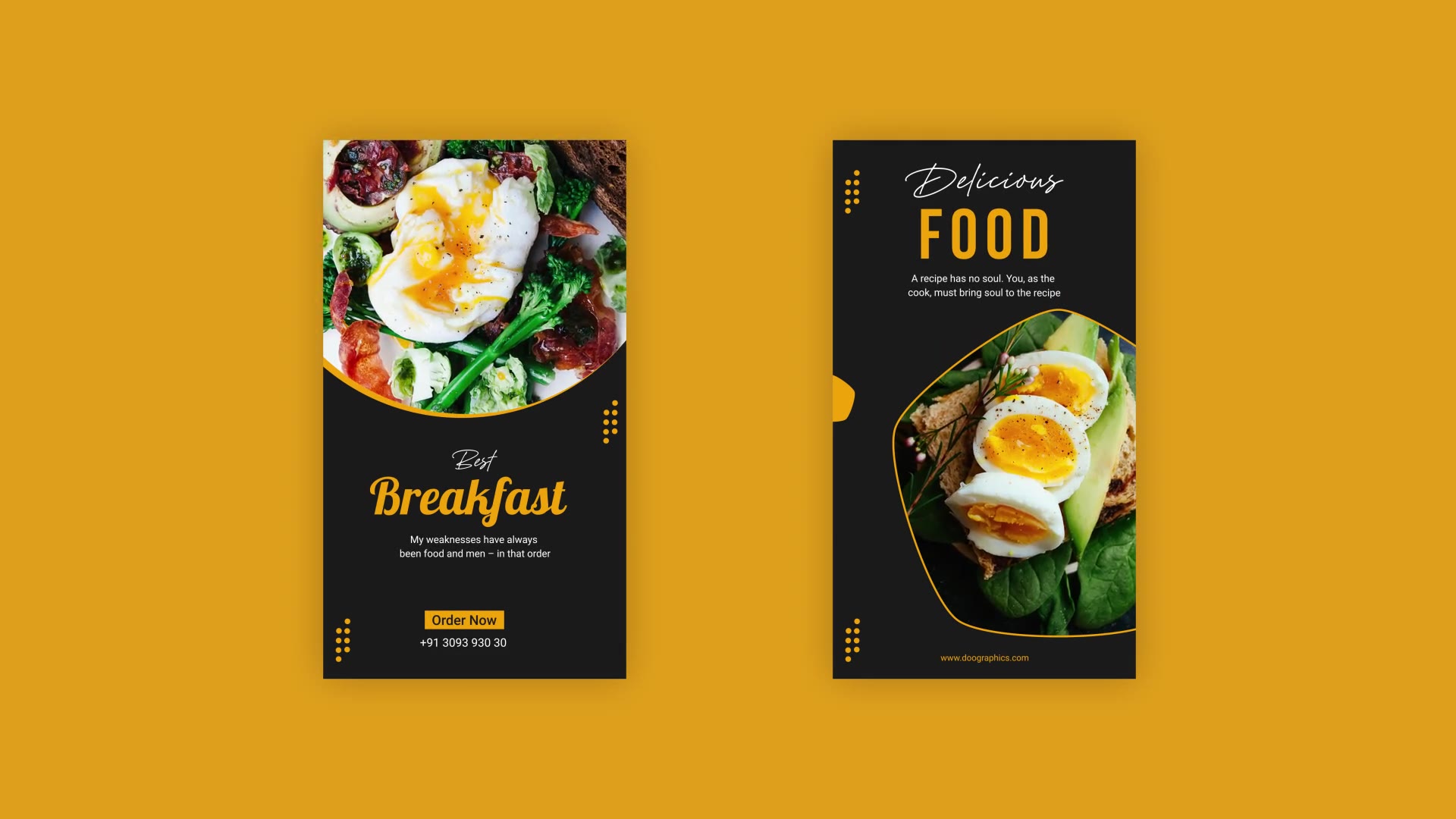 Food Instagram Stories Pack Videohive 35148619 After Effects Image 8