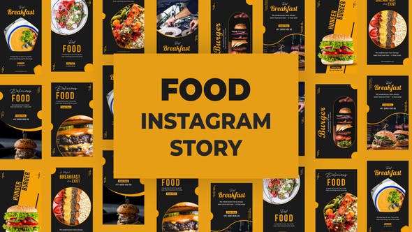 Food Instagram Stories Pack - Download 35148619 Videohive