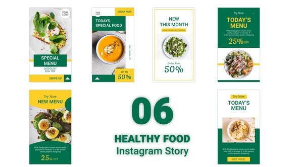 Food Instagram Stories - Videohive 34599448 Download