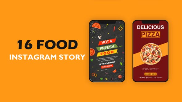 Food Instagram Story Pack - Videohive 31122293 Download