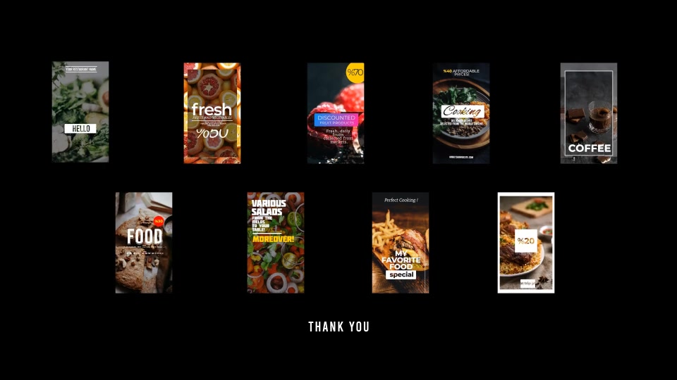 Food Istagram Stories Videohive 29083801 After Effects Image 12