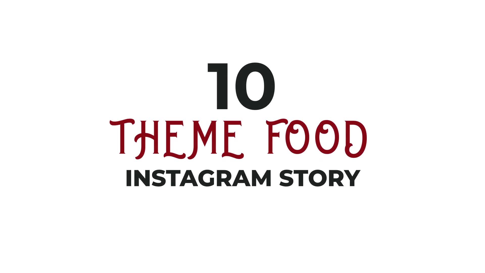 Food Liquid Style Instagram Stories Videohive 34403522 After Effects Image 1