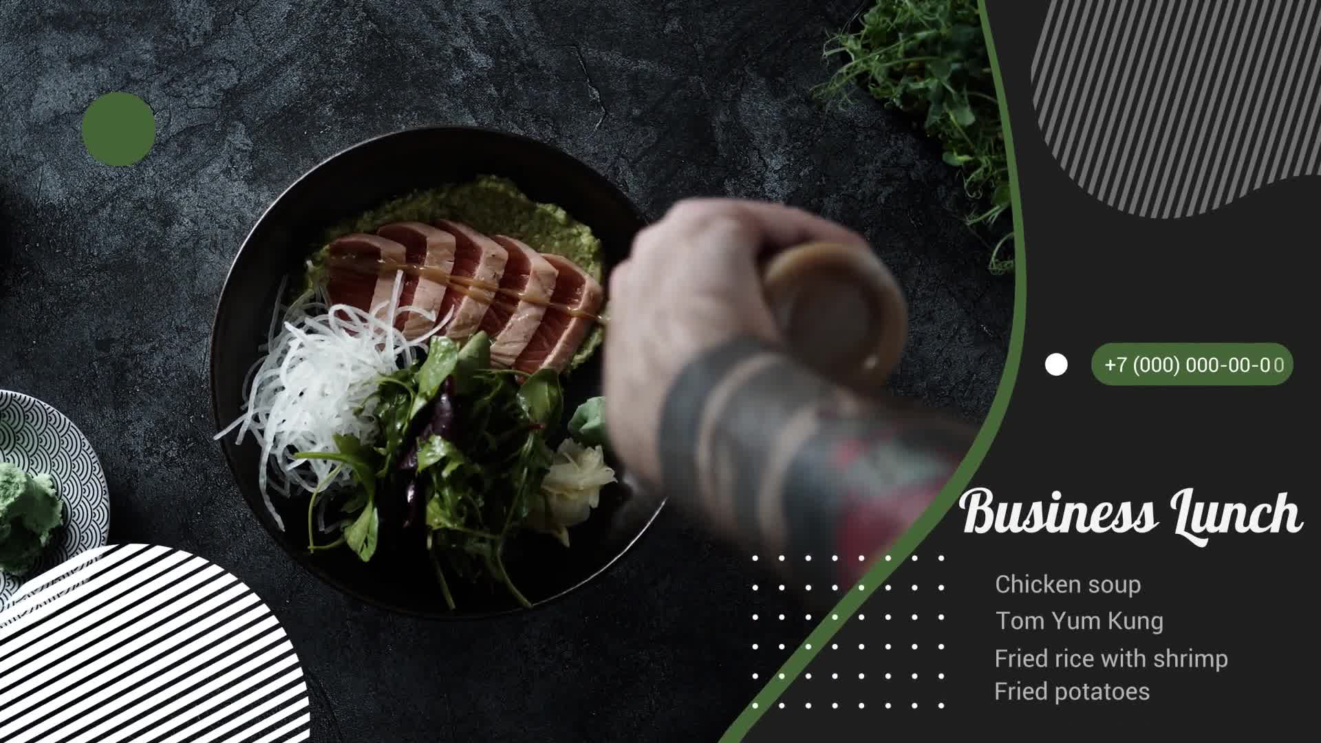 Food Menu for FCPX Videohive 35889903 Apple Motion Image 1