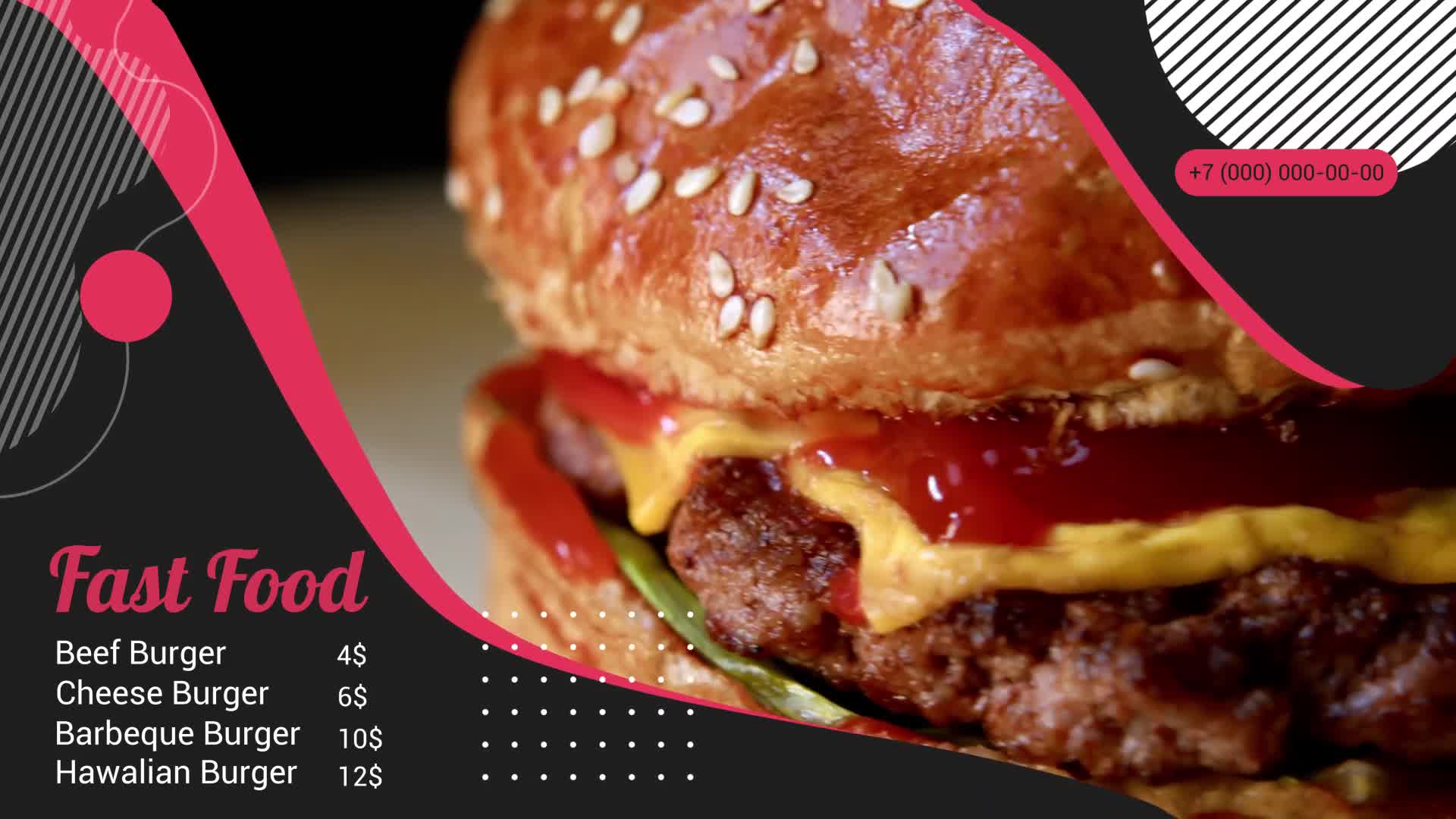 Food Menu for FCPX Videohive 35889903 Apple Motion Image 8