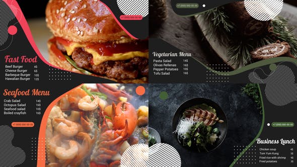 Food Menu for FCPX - Videohive 35889903 Download