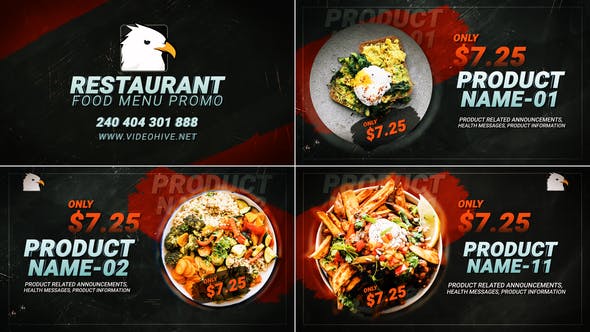 Food Menu Presentation // Food Menu Promo - Download 36076941 Videohive