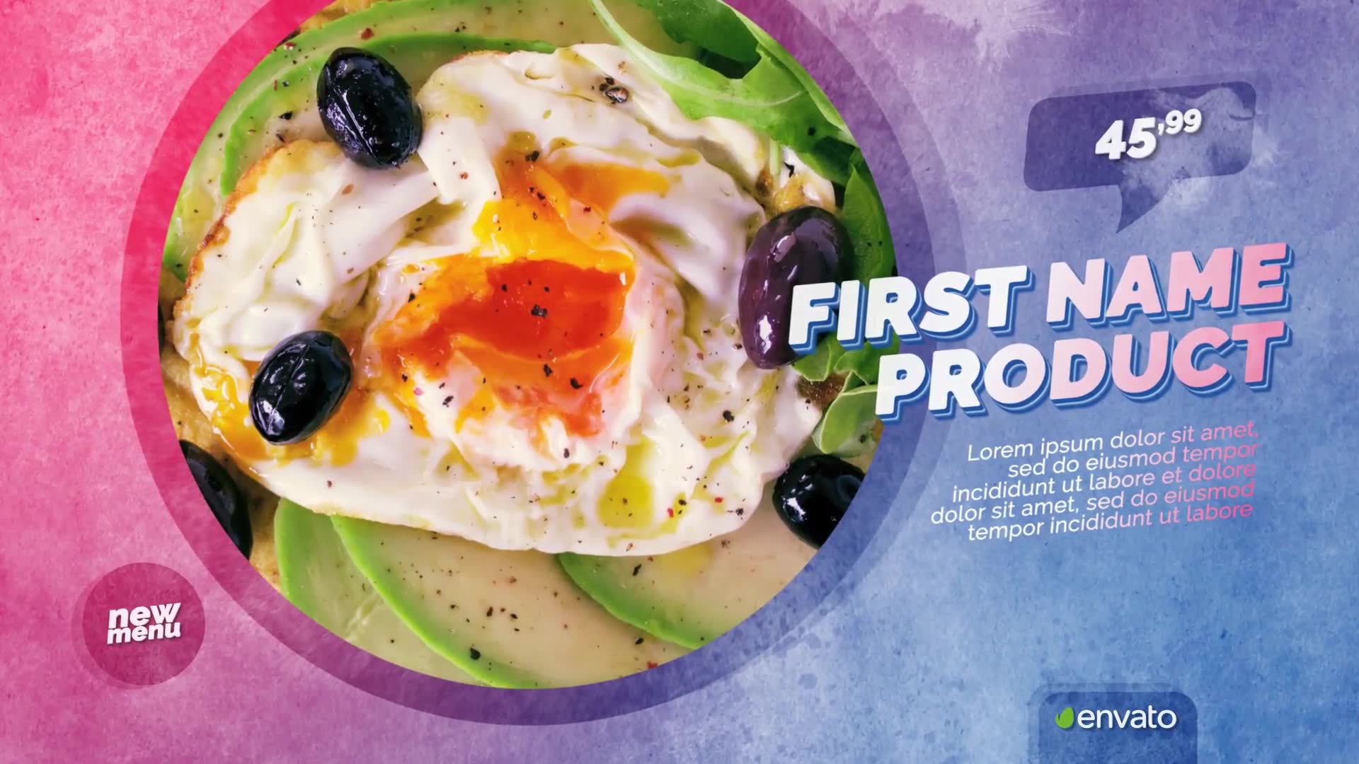 Food Menu Promo Videohive 23280243 After Effects Image 2