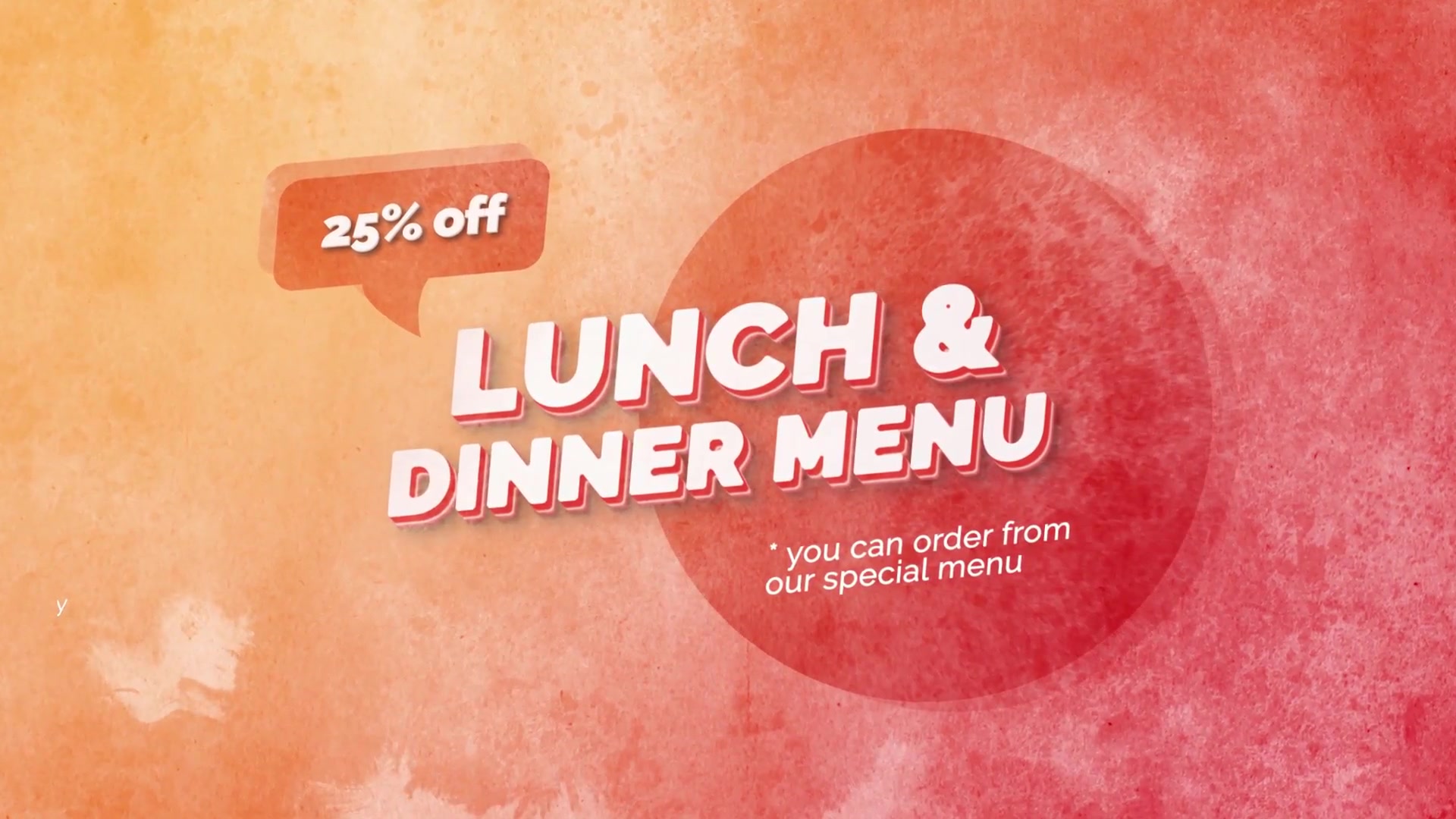 Food Menu Promo Videohive 23280243 After Effects Image 3