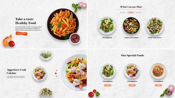 Food Menu Promo - 36600018 Videohive Download