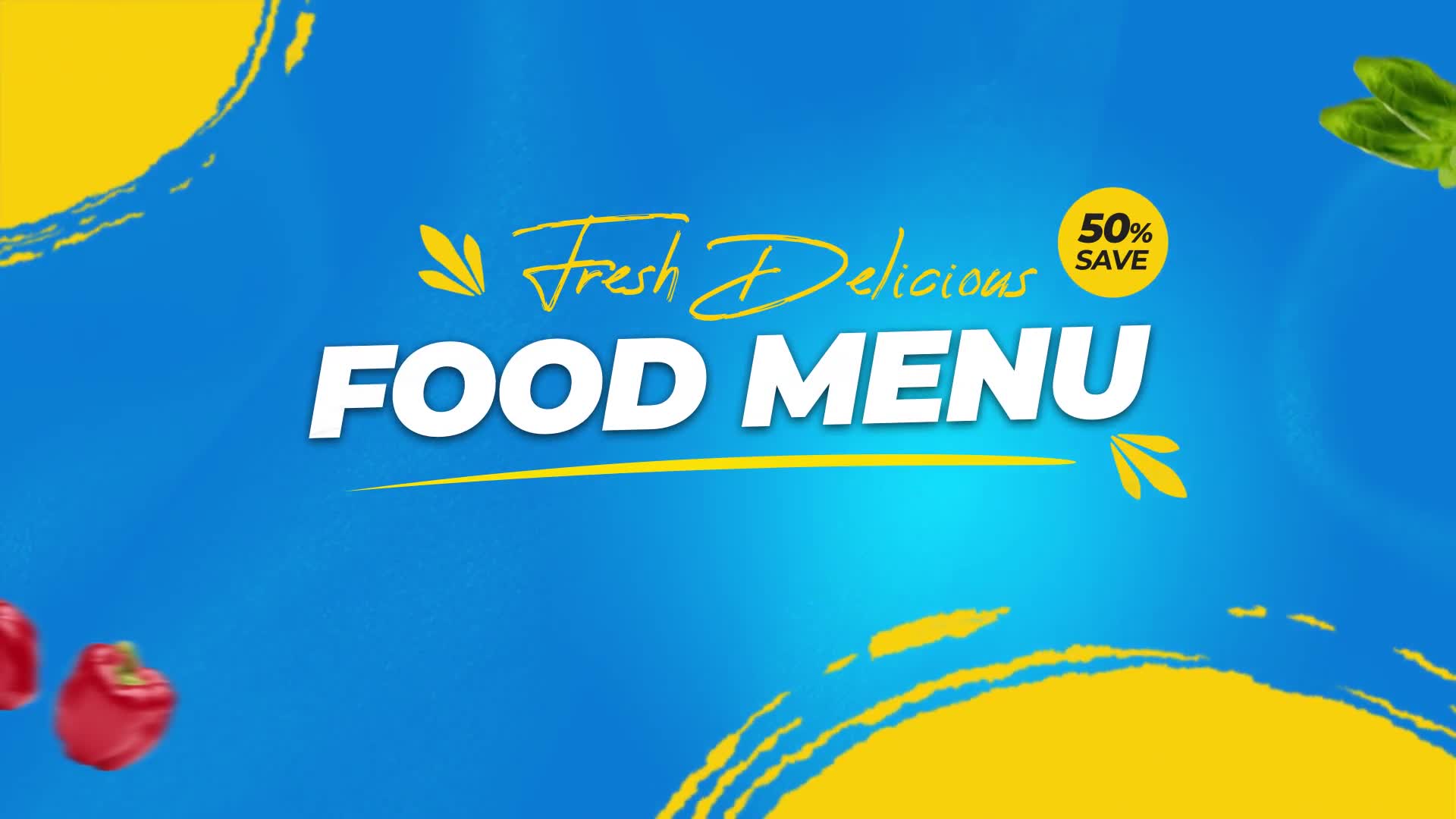 Food Menu Promo B230 Videohive 35651629 After Effects Image 1