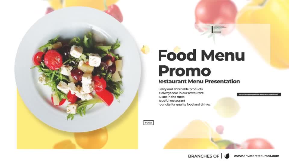 Food Menu Promo Videohive 24554782 After Effects Image 1