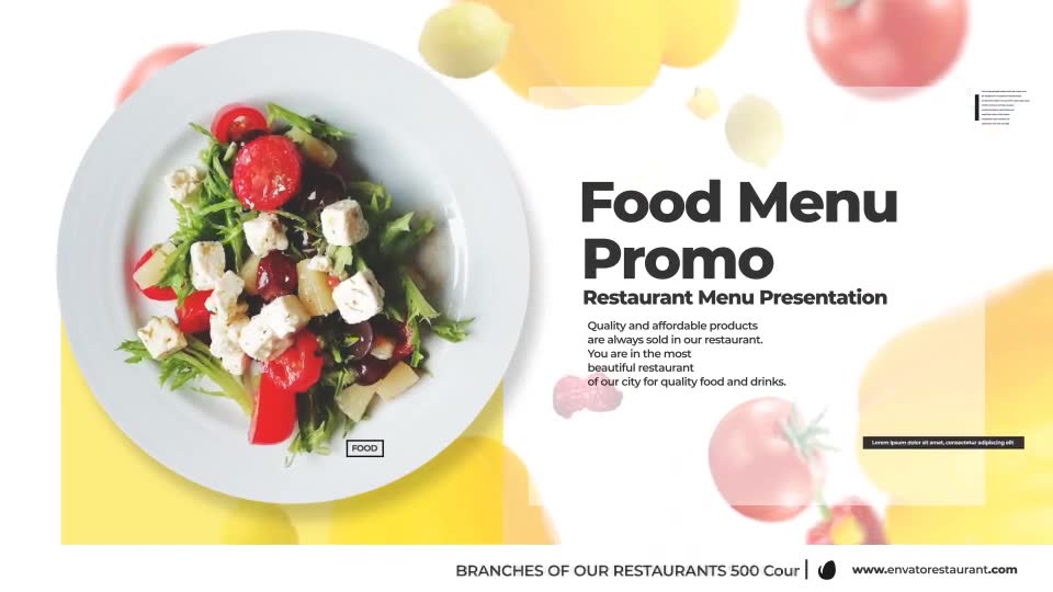 Food Menu Promo Videohive 24554782 After Effects Image 2