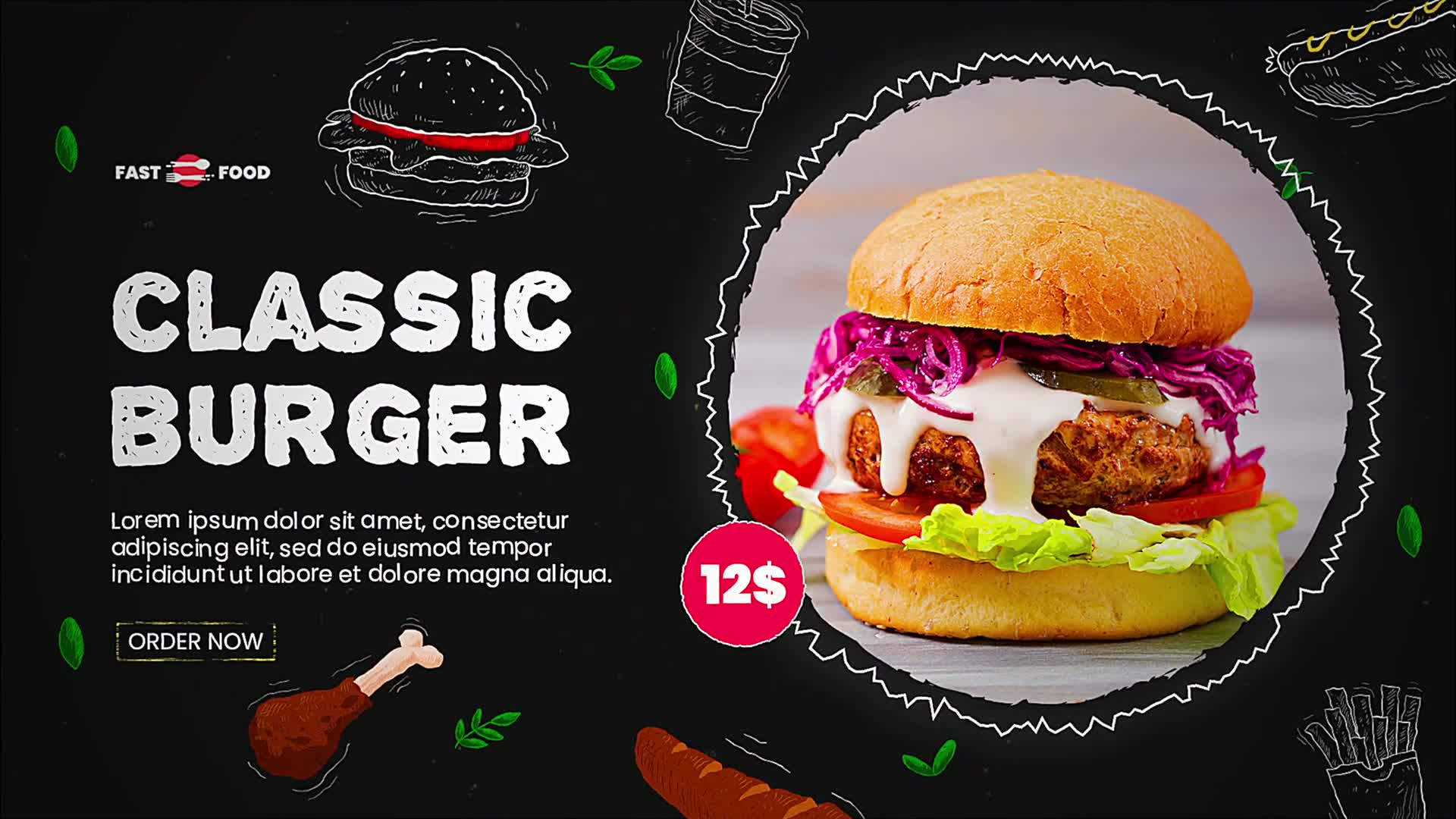 Food Menu Promo Videohive 34487081 After Effects Image 2