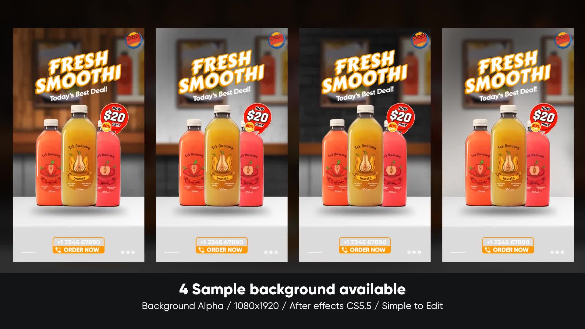 Food Menu Promo | Mobile Version Videohive 33521462 After Effects Image 10