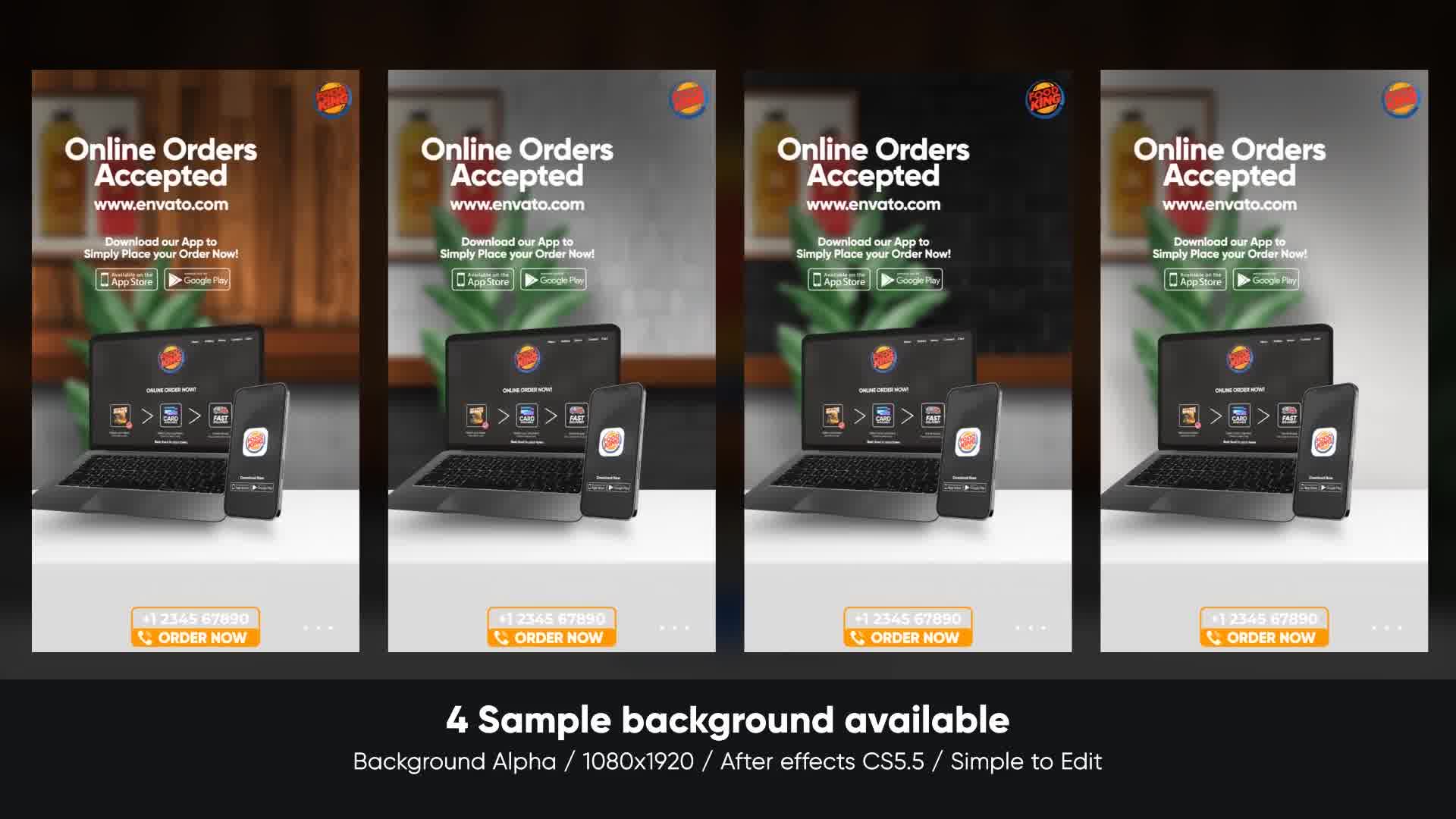 Food Menu Promo | Mobile Version Videohive 33521462 After Effects Image 12