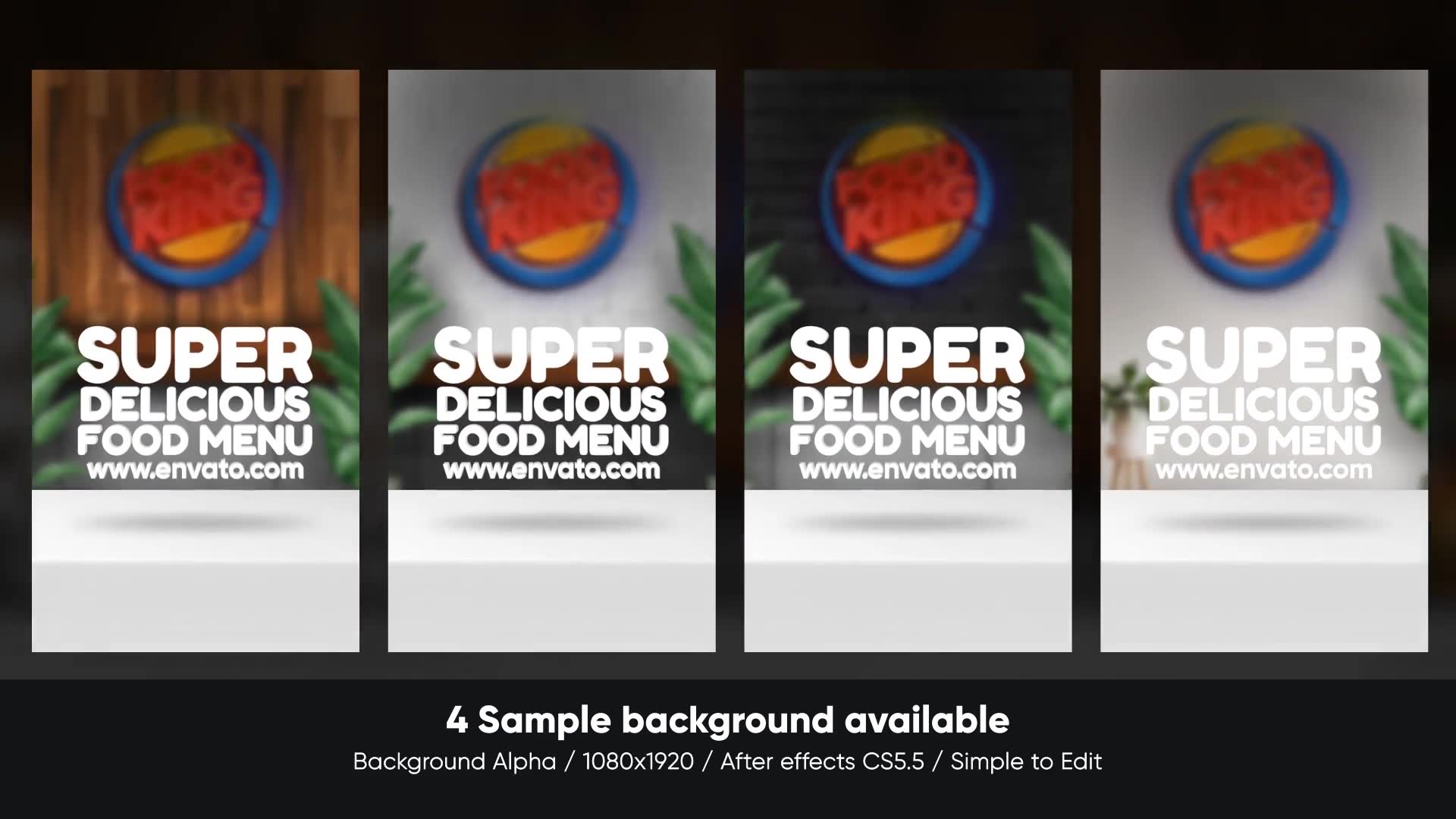 Food Menu Promo | Mobile Version Videohive 33521462 After Effects Image 2