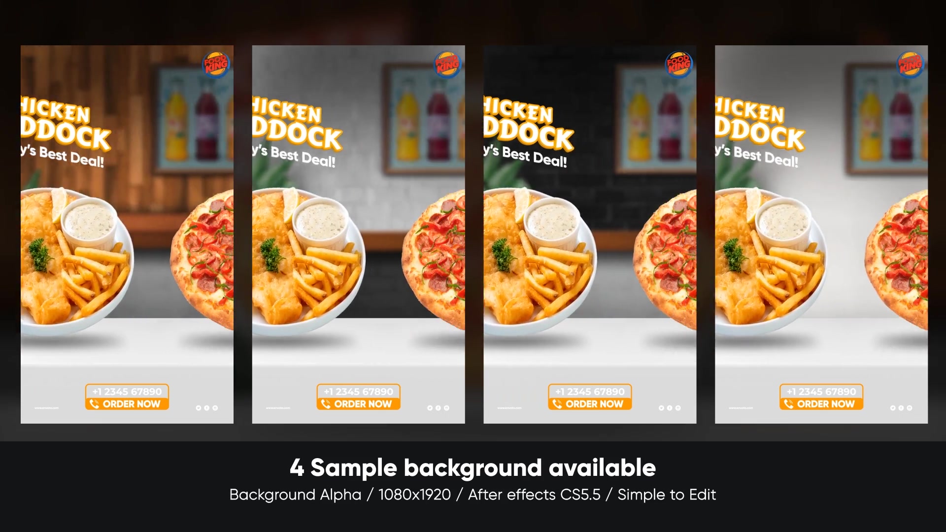 Food Menu Promo | Mobile Version Videohive 33521462 After Effects Image 4