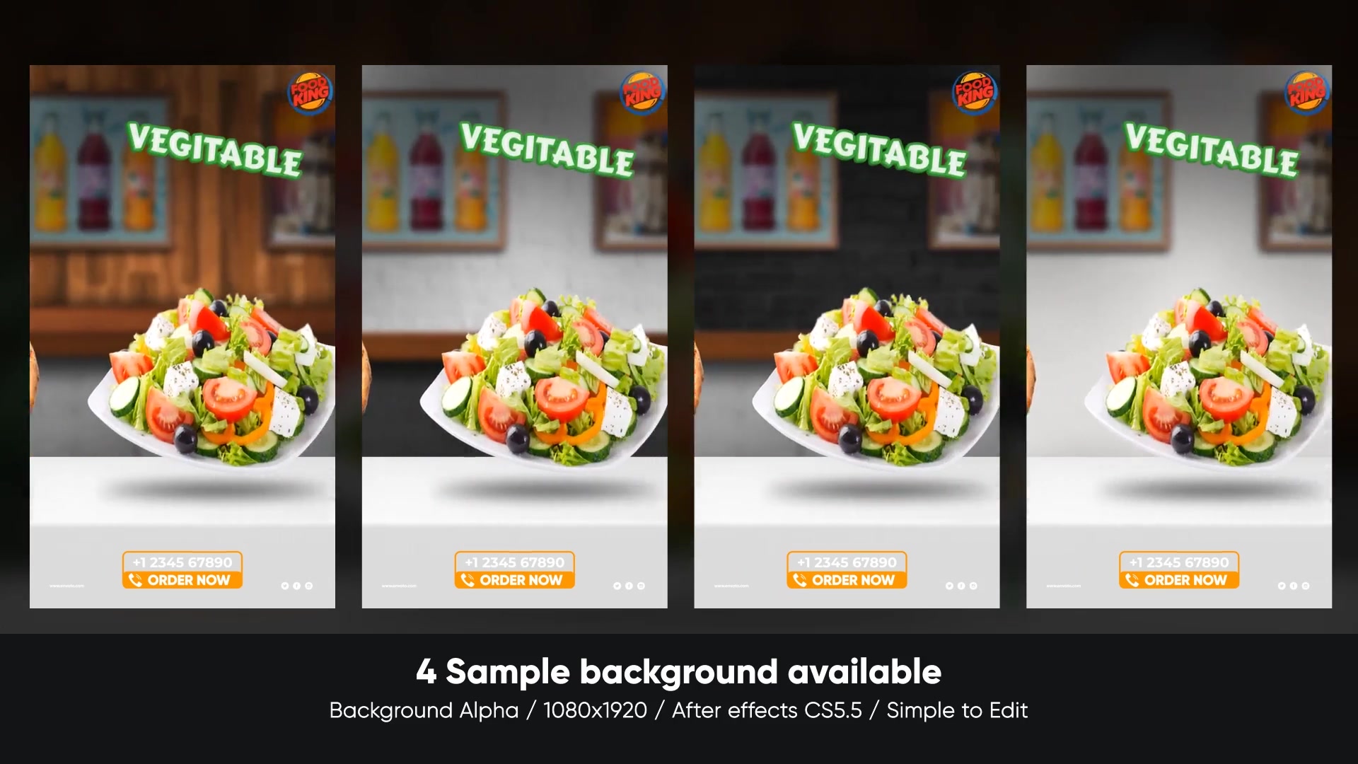 Food Menu Promo | Mobile Version Videohive 33521462 After Effects Image 5