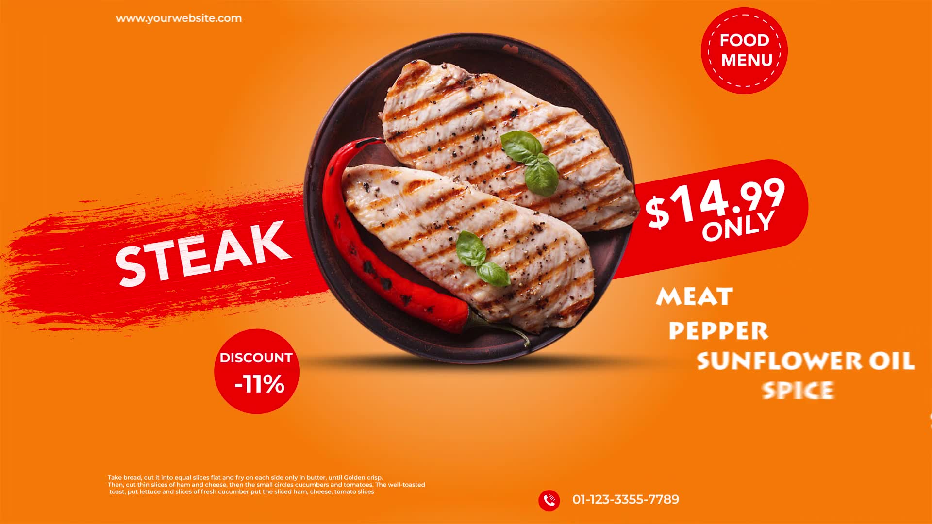 Food Menu Promo Videohive 26792173 After Effects Image 8